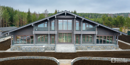 Изысканный двухэтажный дом из клееного бруса по проекту Австрия v3 - фото 2 на сайте Holz House